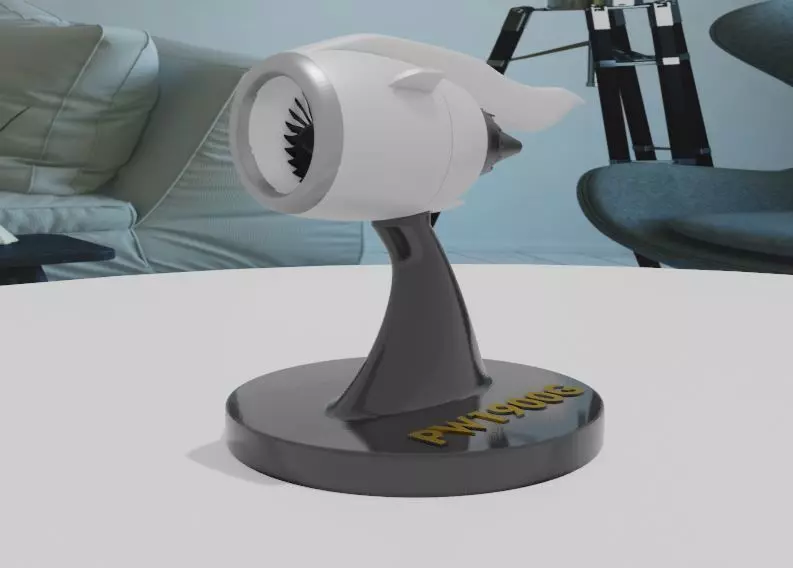 PW1900G Engine Mockup 3D print model_0