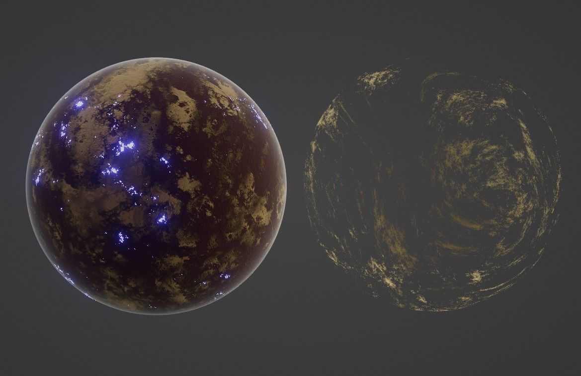 Planet Space Ready to game Low-poly 3D model_14