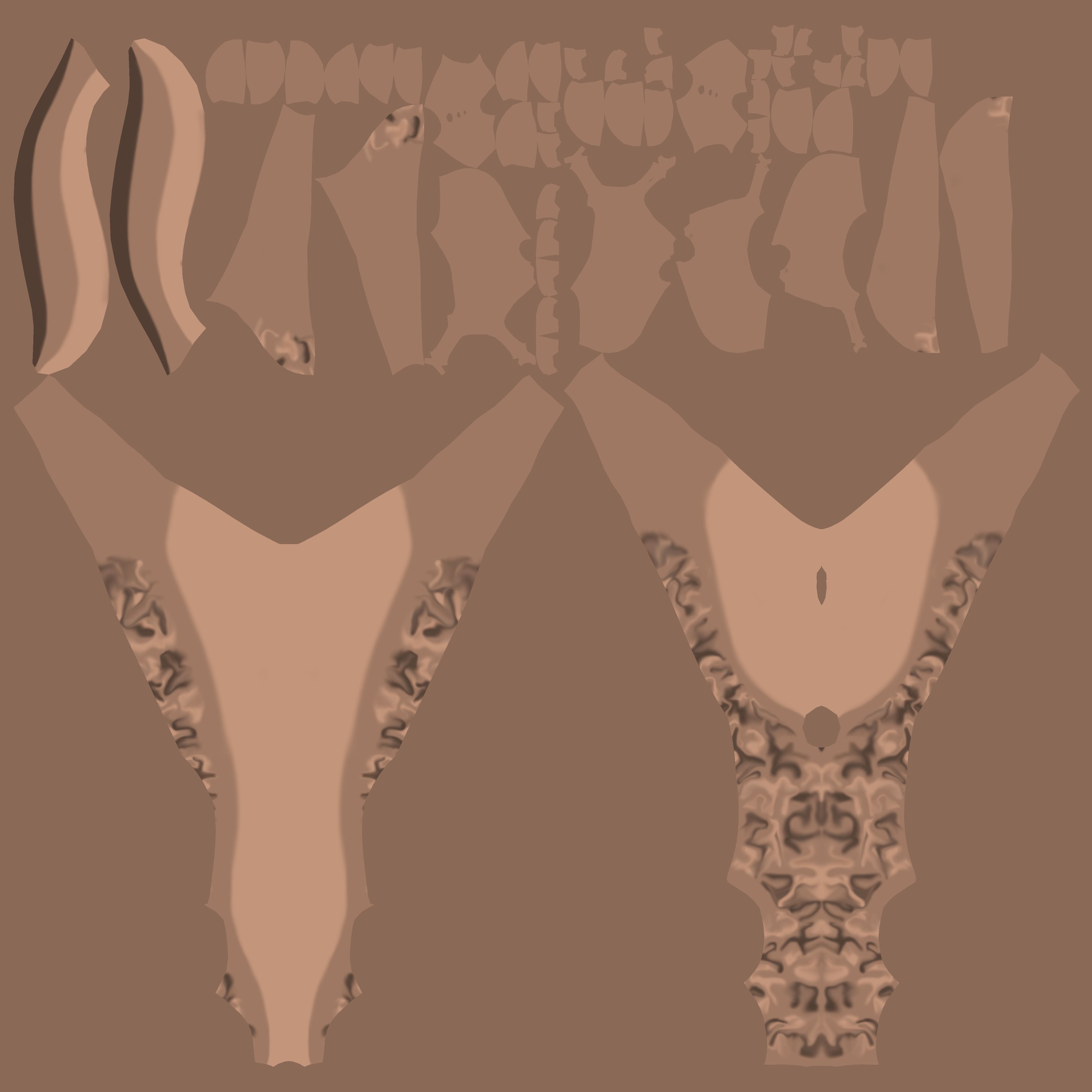 Kovu Anthro Wolf 3D model_109