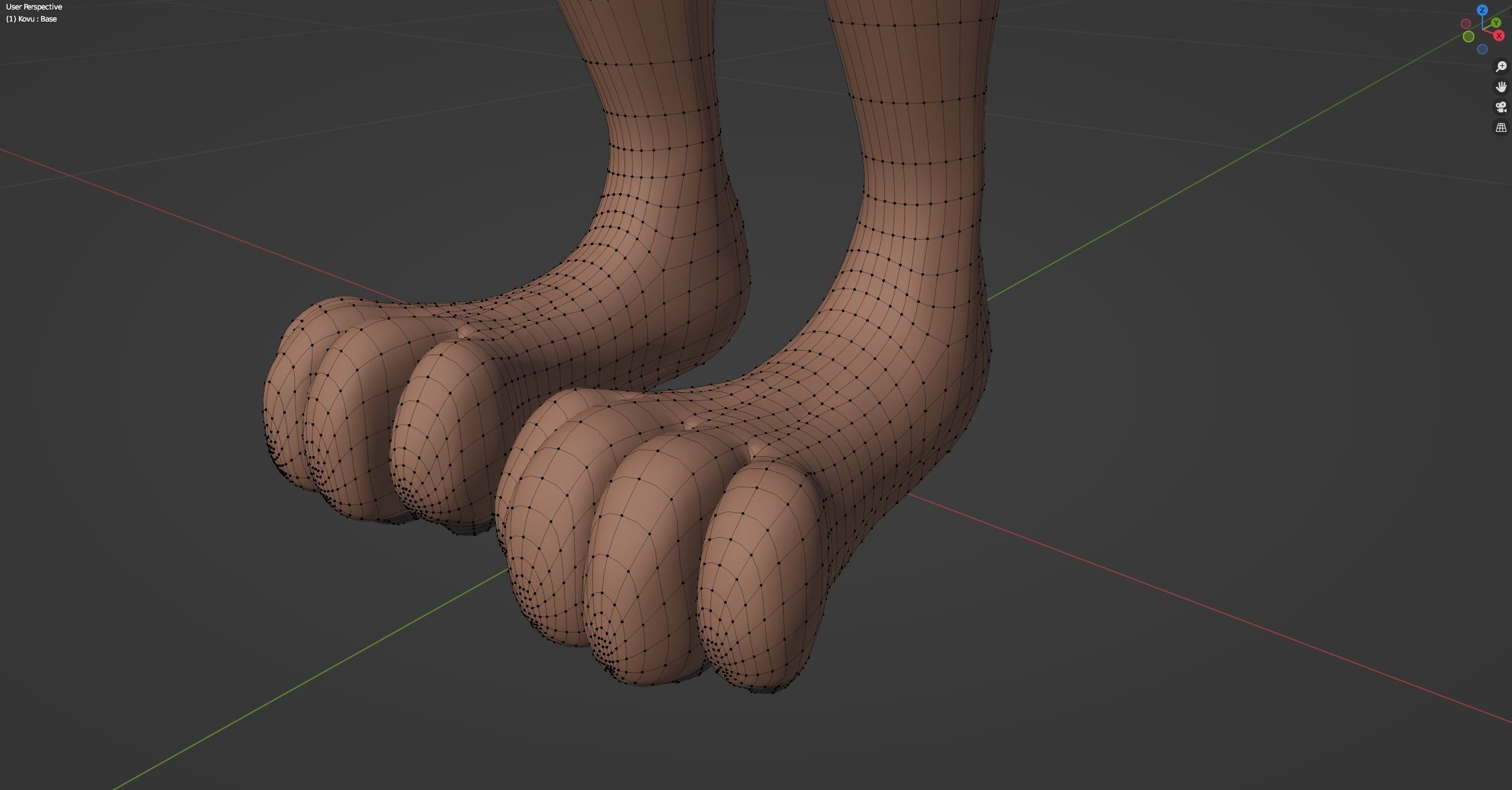 Kovu Anthro Wolf 3D model_79