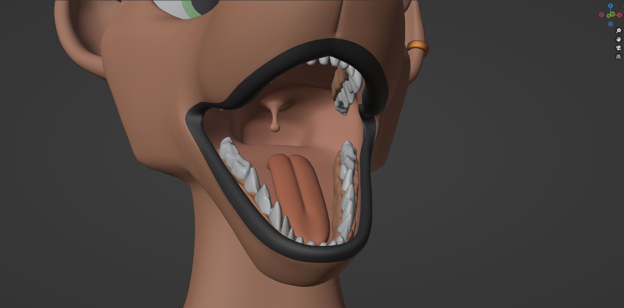 Kovu Anthro Wolf 3D model_96