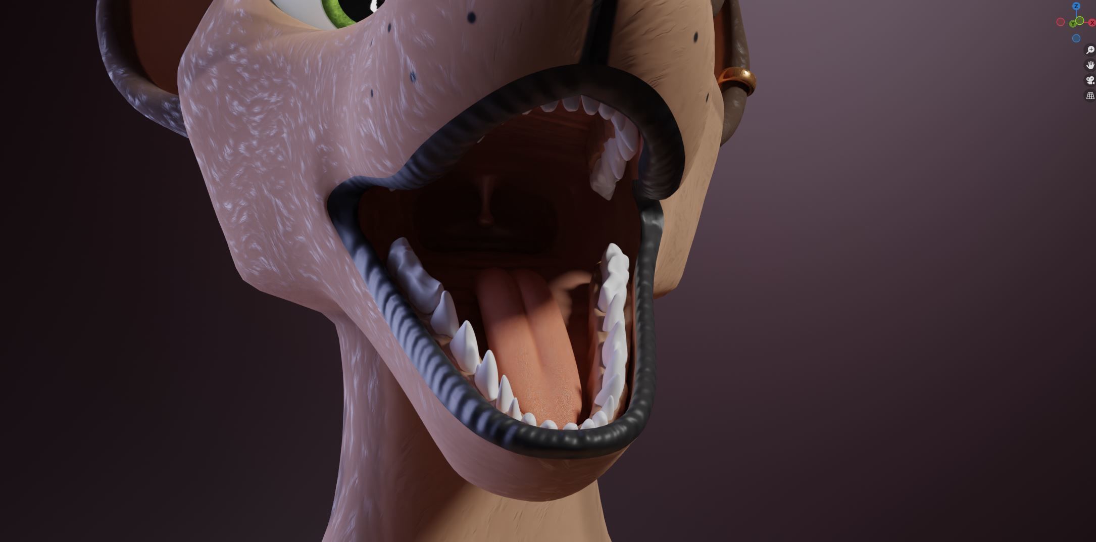 Kovu Anthro Wolf 3D model_98