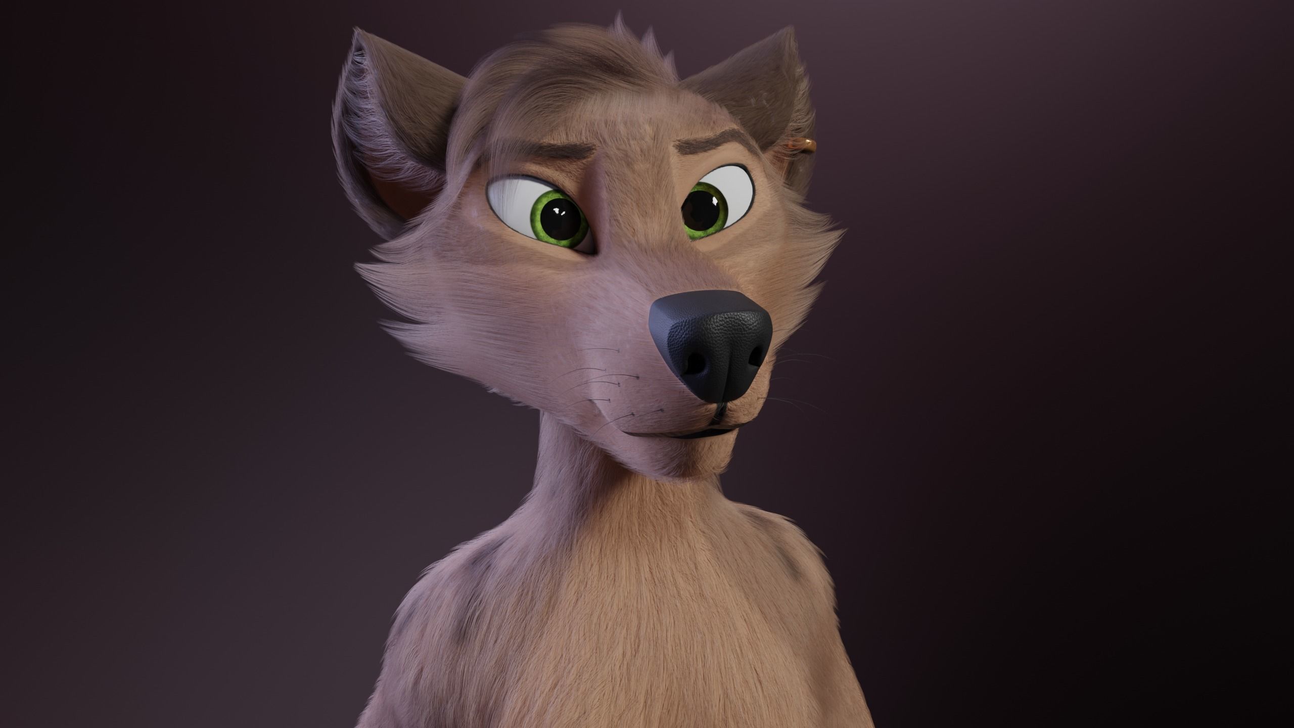 Kovu Anthro Wolf 3D model_42