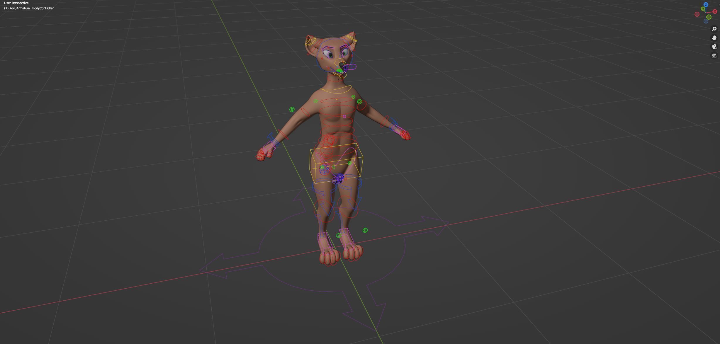 Kovu Anthro Wolf 3D model_46