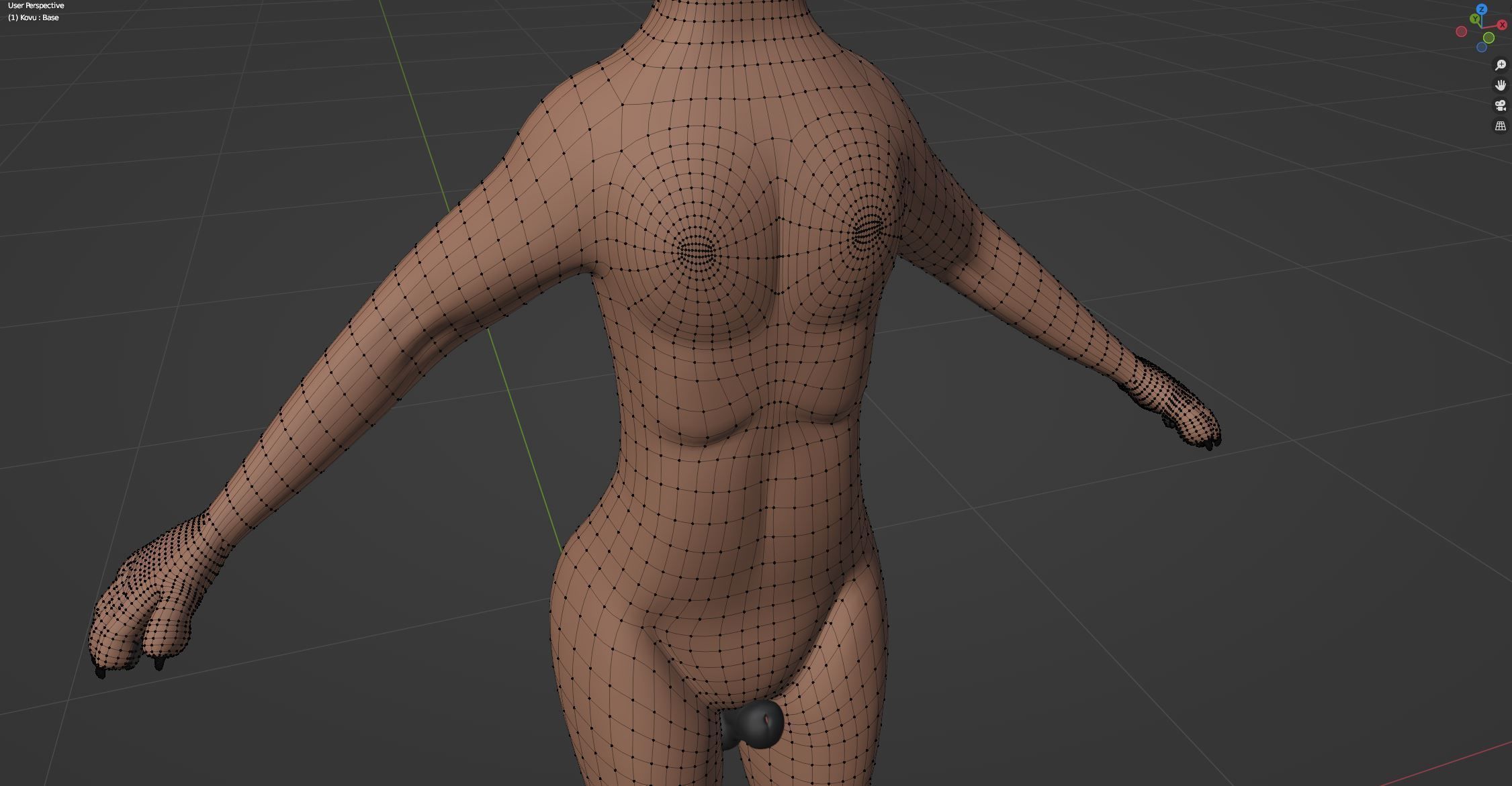 Kovu Anthro Wolf 3D model_73