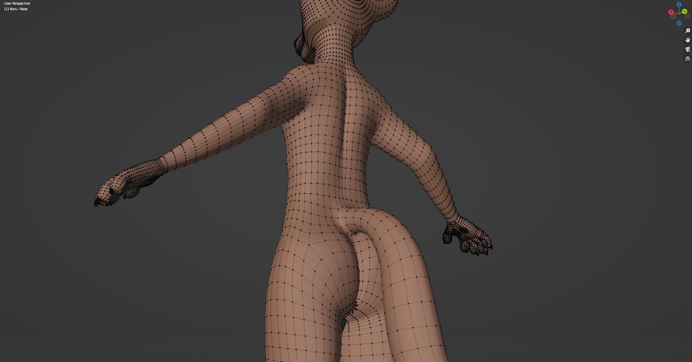 Kovu Anthro Wolf 3D model_74