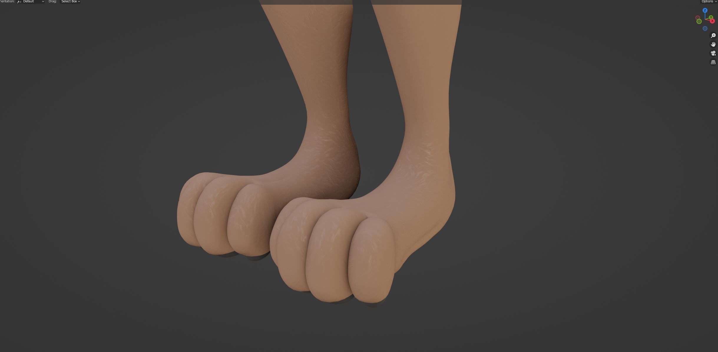 Kovu Anthro Wolf 3D model_66