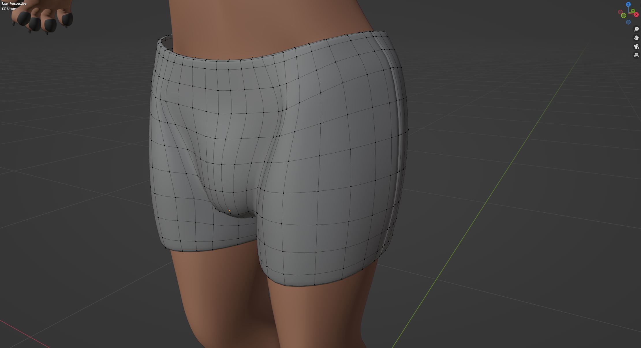 Kovu Anthro Wolf 3D model_83