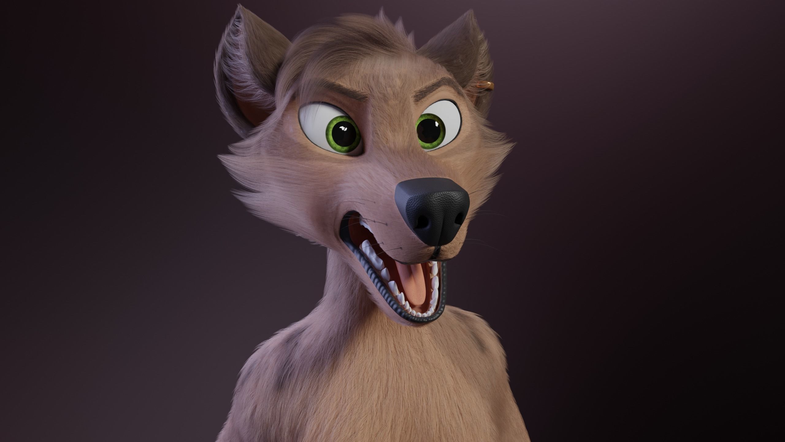 Kovu Anthro Wolf 3D model_43