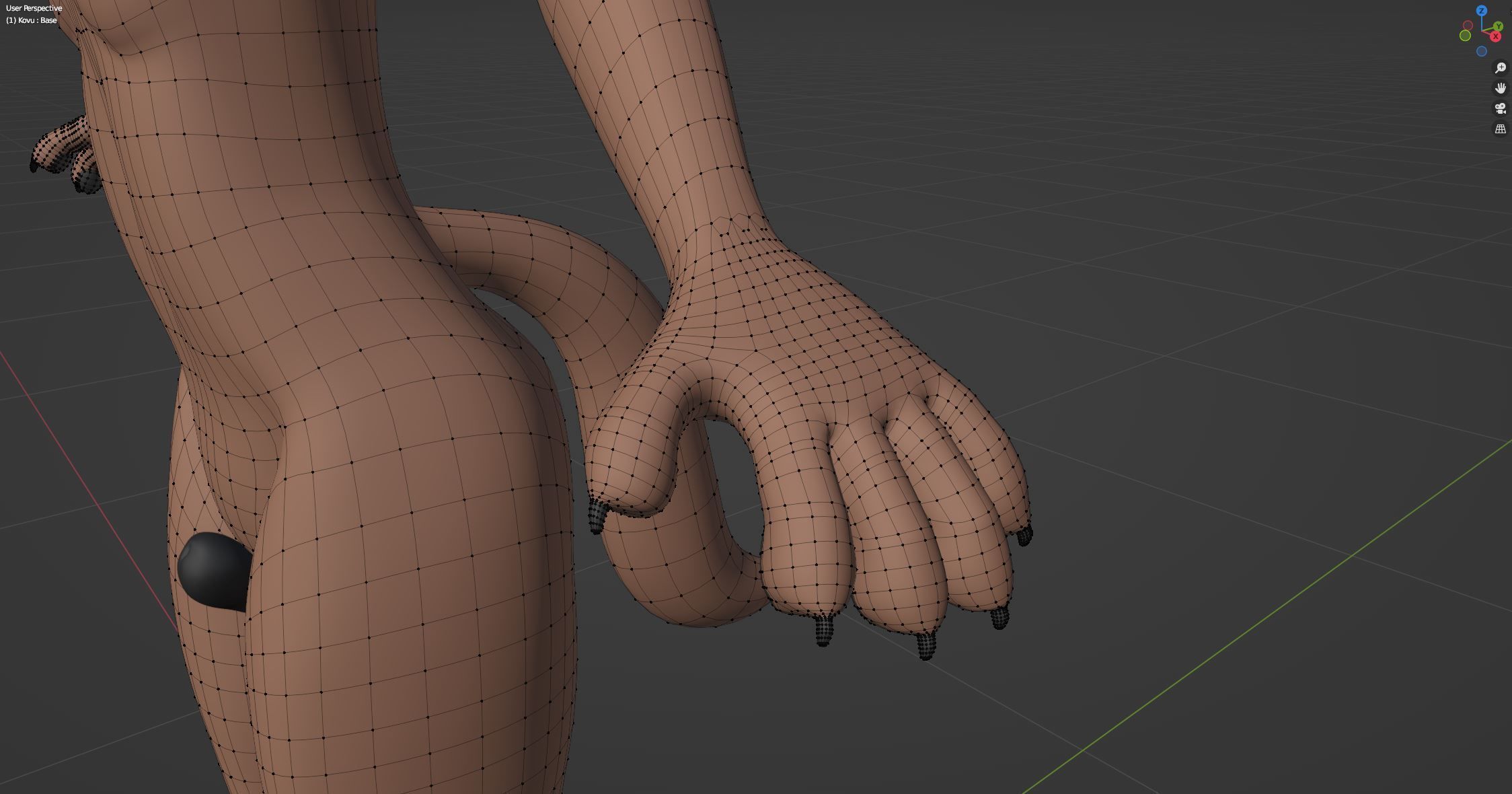 Kovu Anthro Wolf 3D model_77