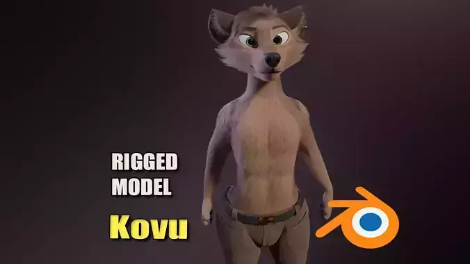 Kovu Anthro Wolf