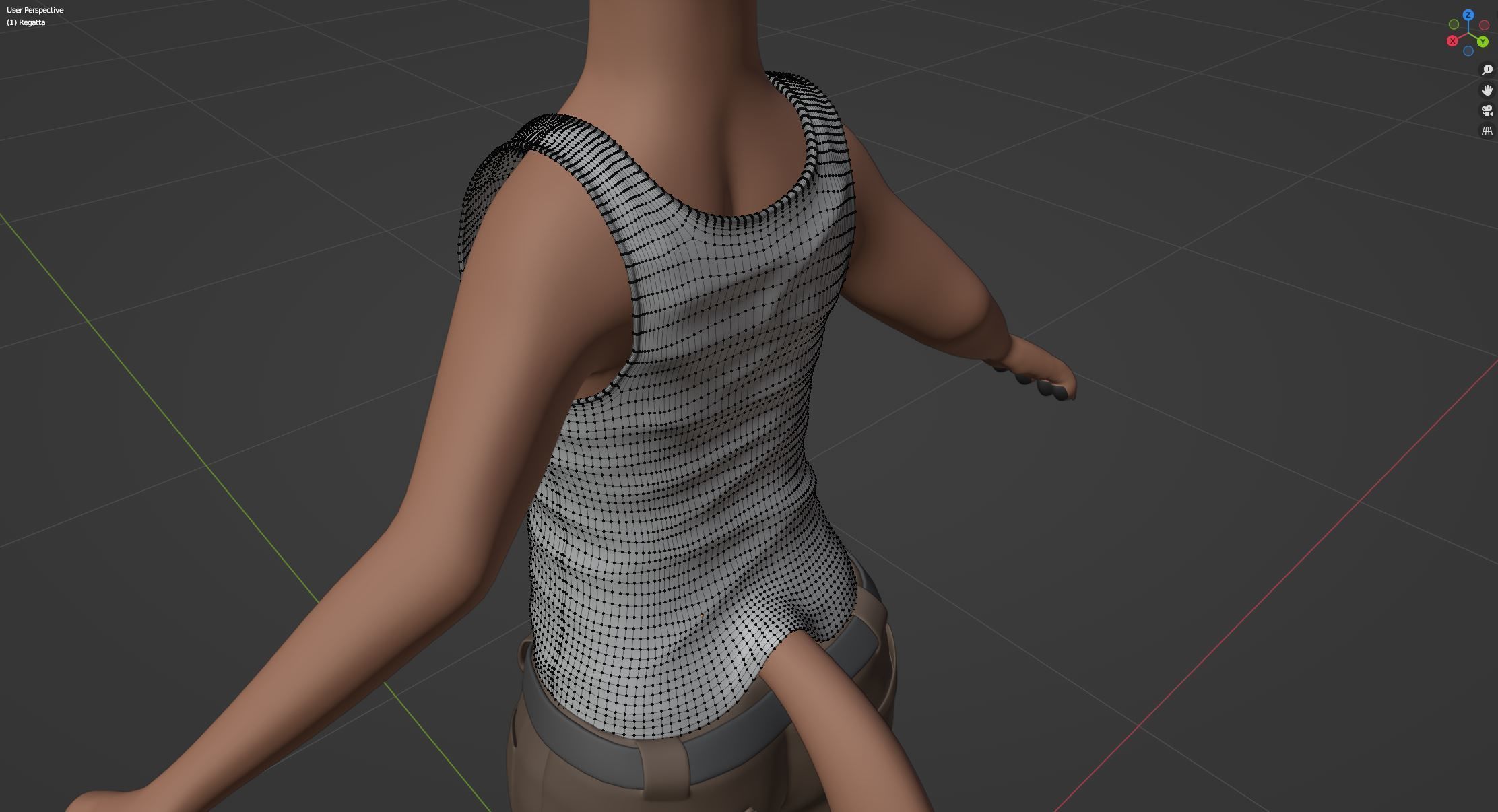 Kovu Anthro Wolf 3D model_89