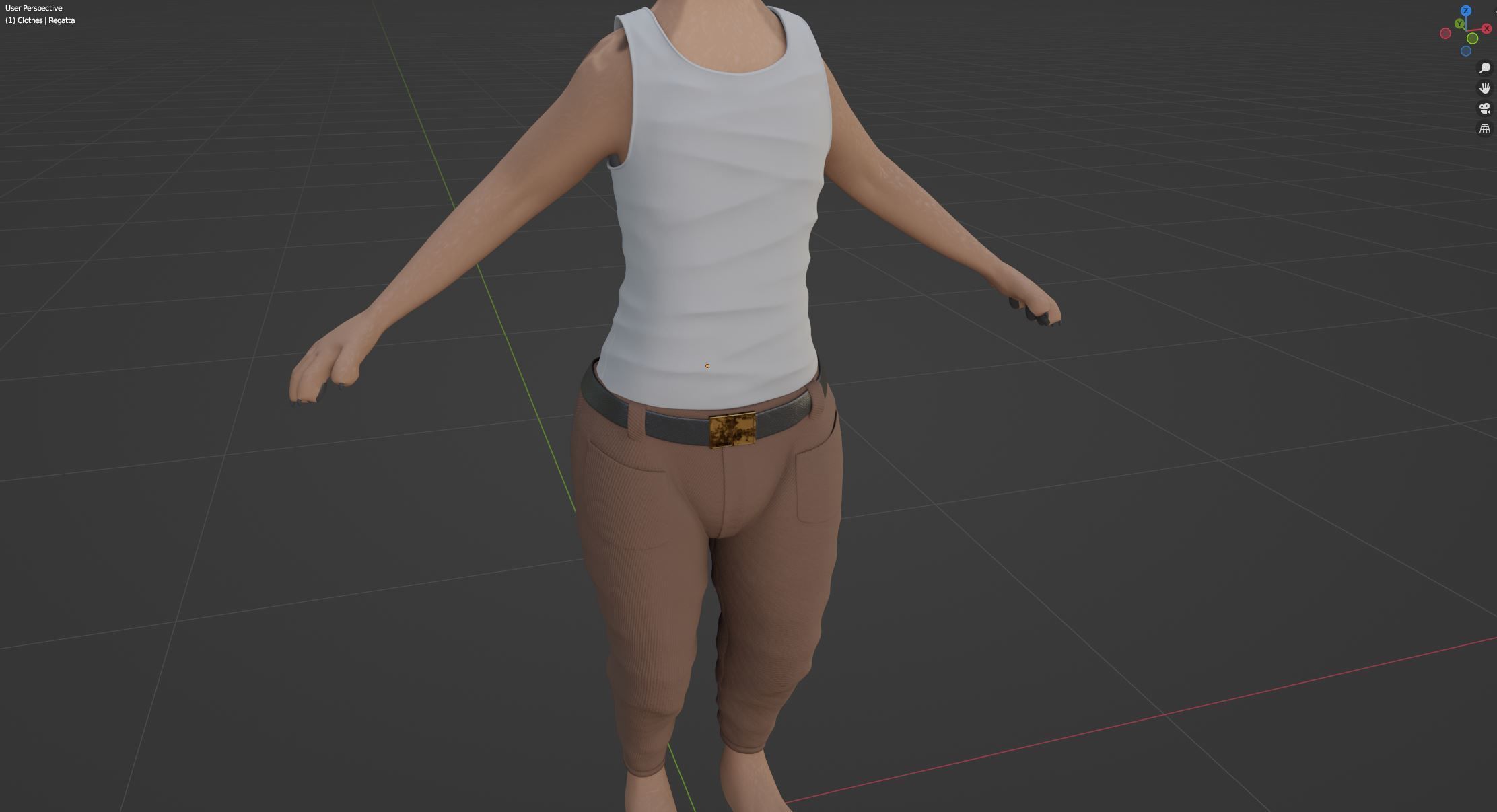 Kovu Anthro Wolf 3D model_90