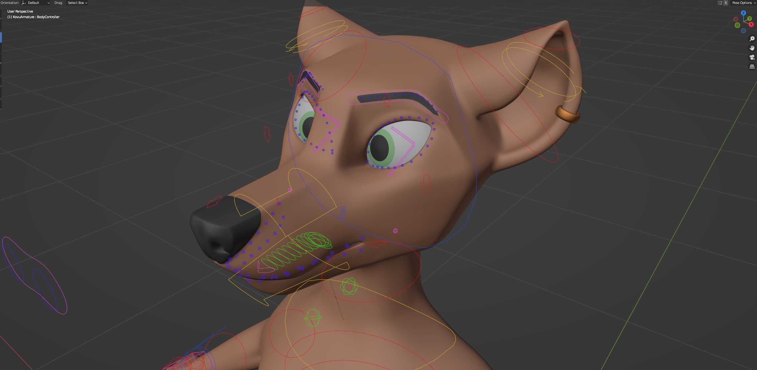 Kovu Anthro Wolf 3D model_55