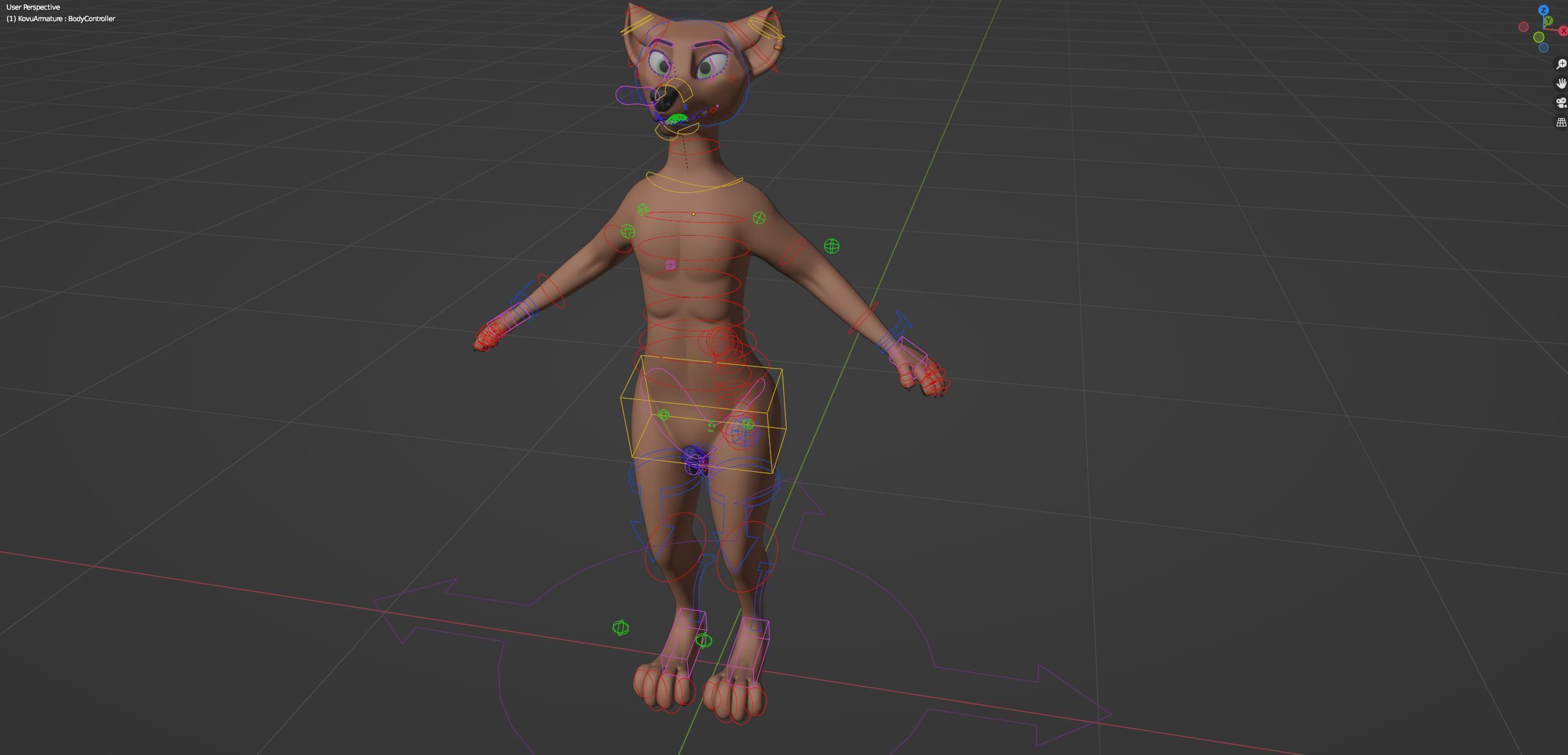 Kovu Anthro Wolf 3D model_47