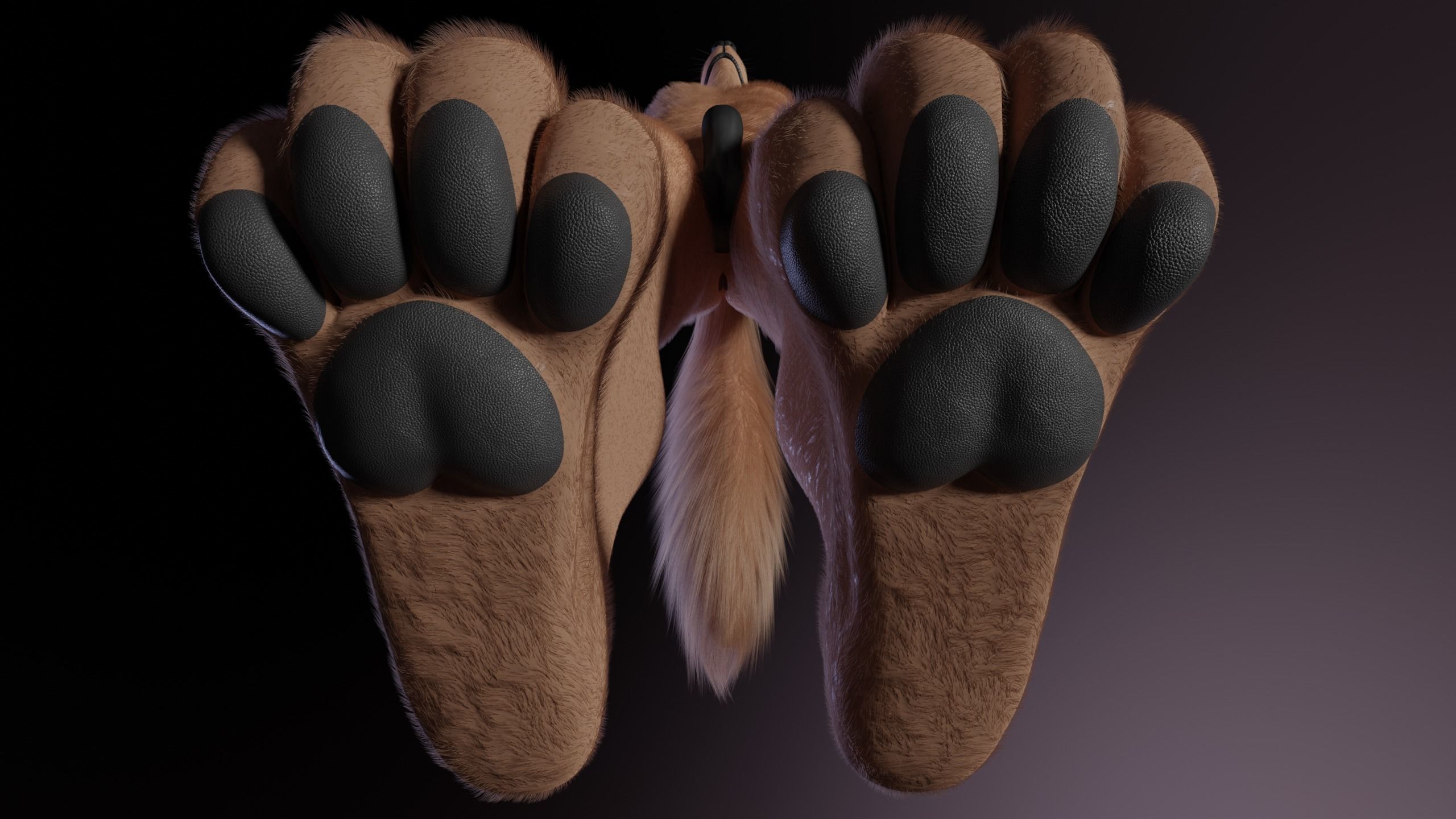 Kovu Anthro Wolf 3D model_15