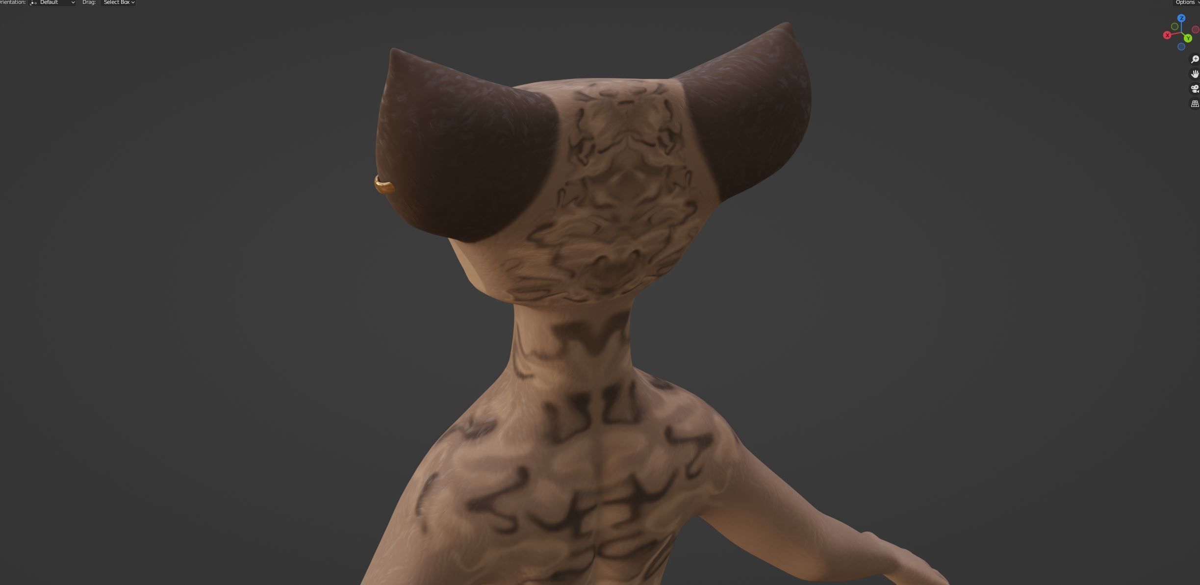 Kovu Anthro Wolf 3D model_58