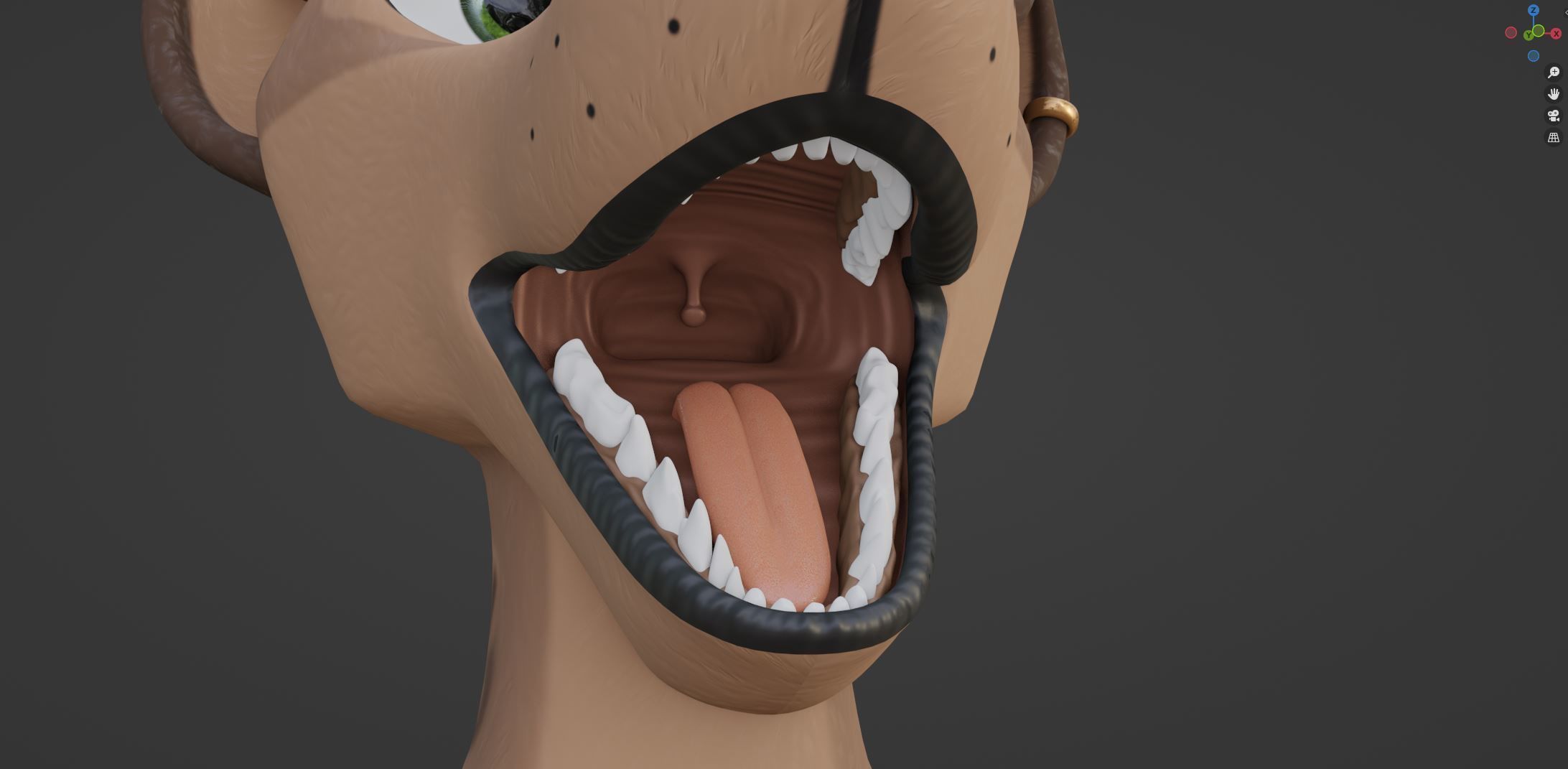 Kovu Anthro Wolf 3D model_97