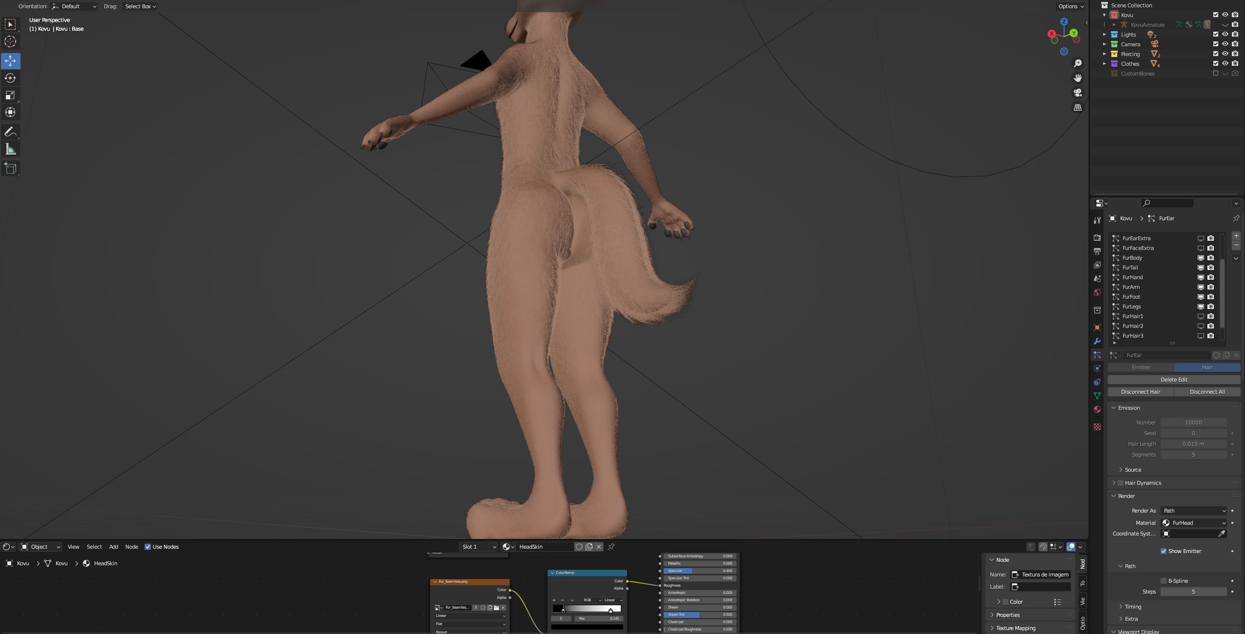 Kovu Anthro Wolf 3D model_105