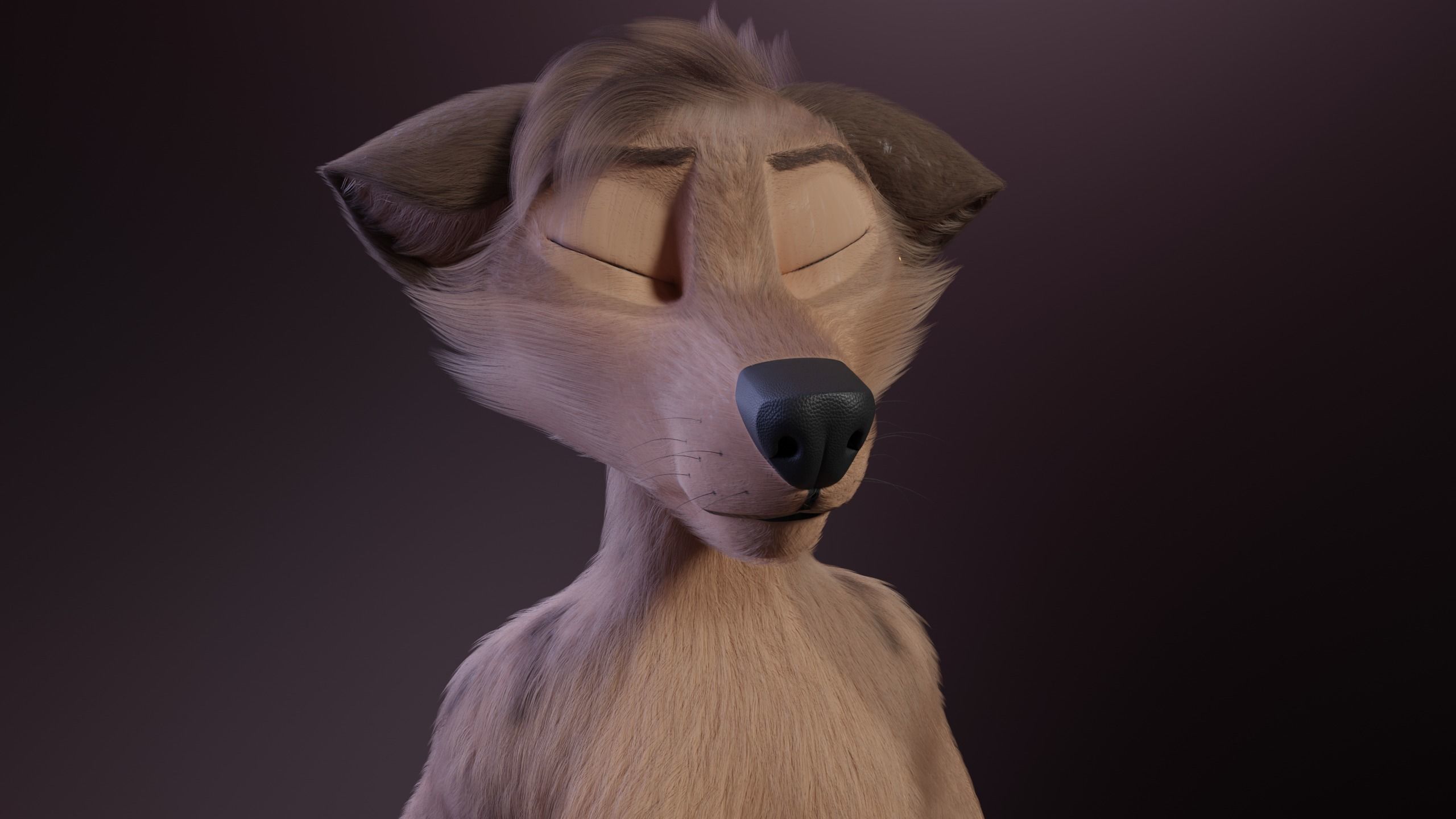 Kovu Anthro Wolf 3D model_41