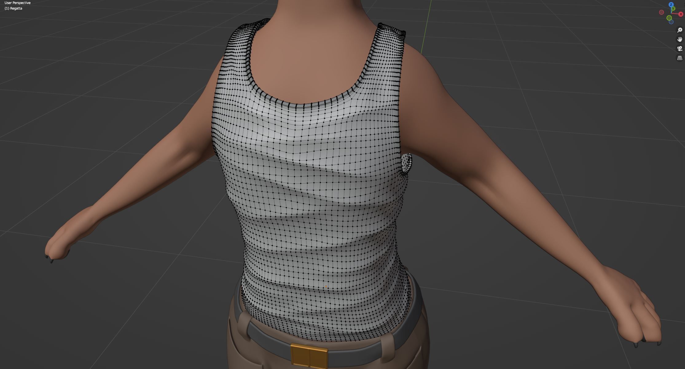 Kovu Anthro Wolf 3D model_88