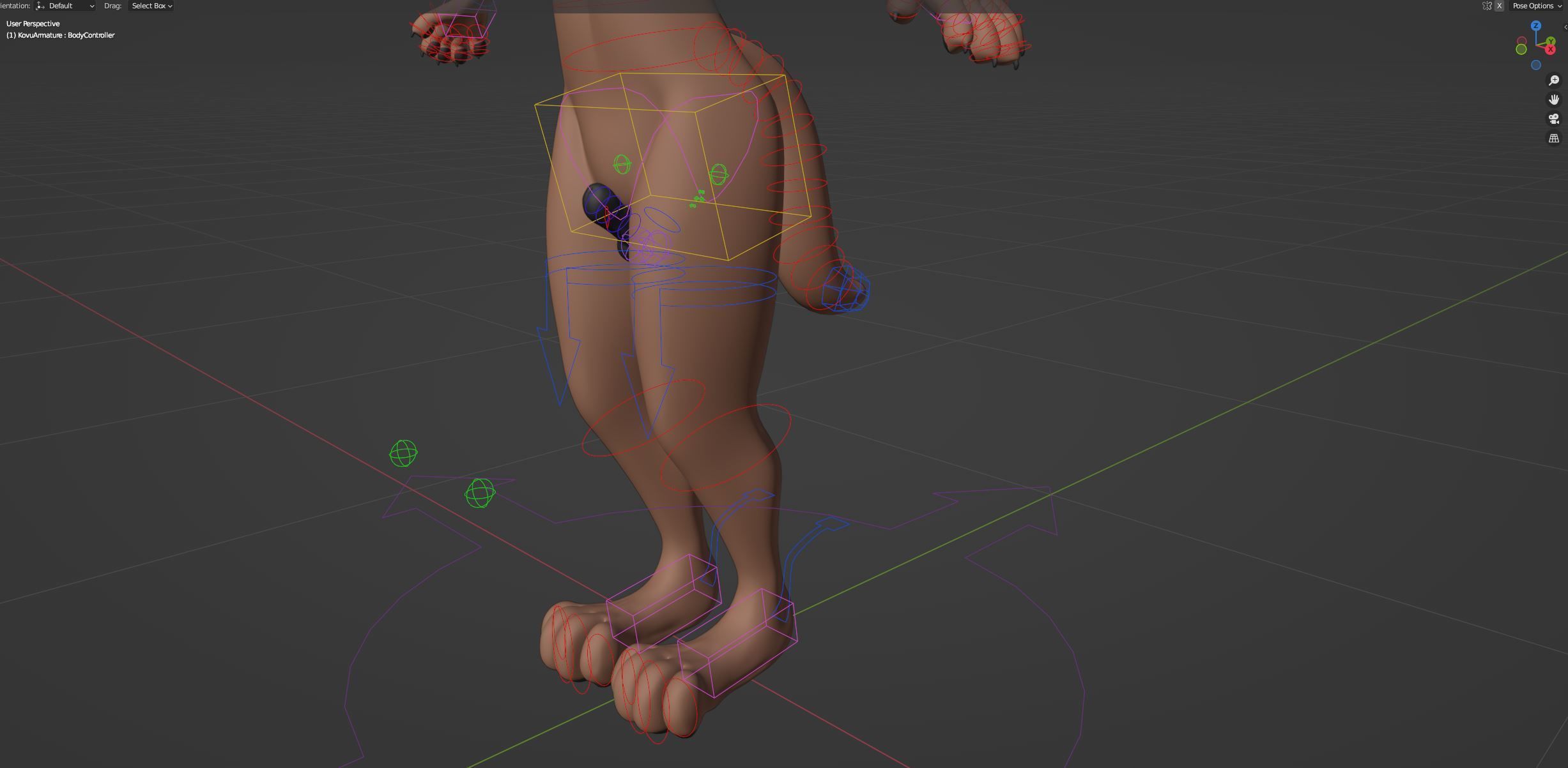 Kovu Anthro Wolf 3D model_49