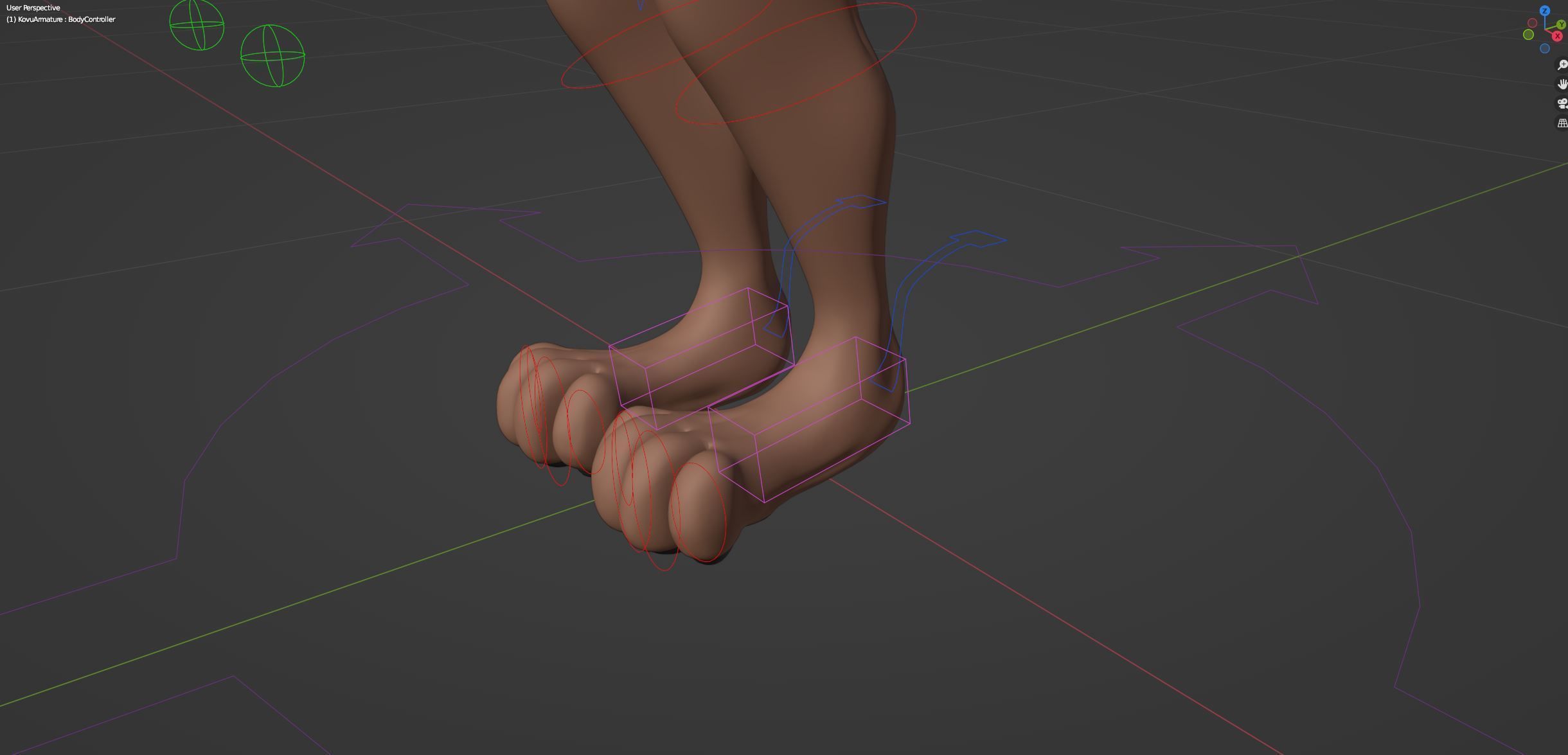 Kovu Anthro Wolf 3D model_52