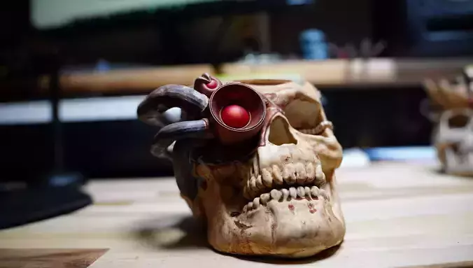 Servo Skull 3D Printable