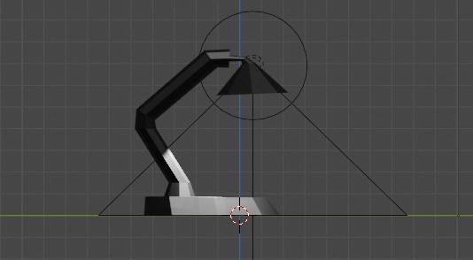 desk lamp 3D model_2