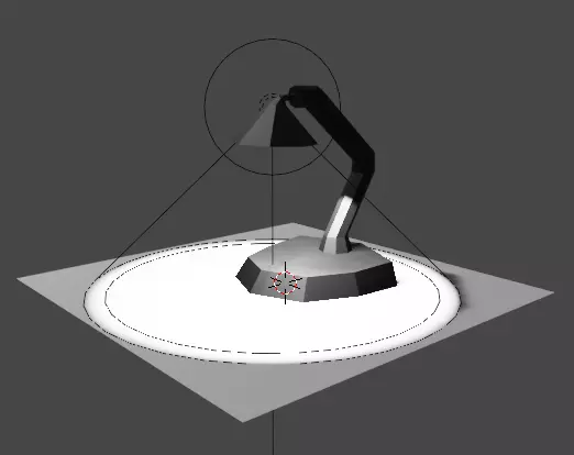 desk lamp 3D model_0