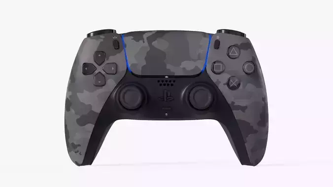 Dualsense Gray Camouflage
