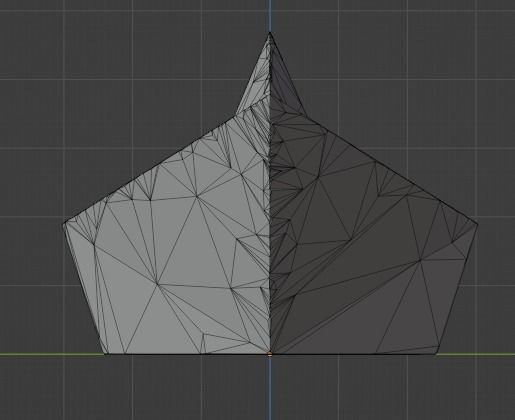 Paperboat Low-poly 3D model_8