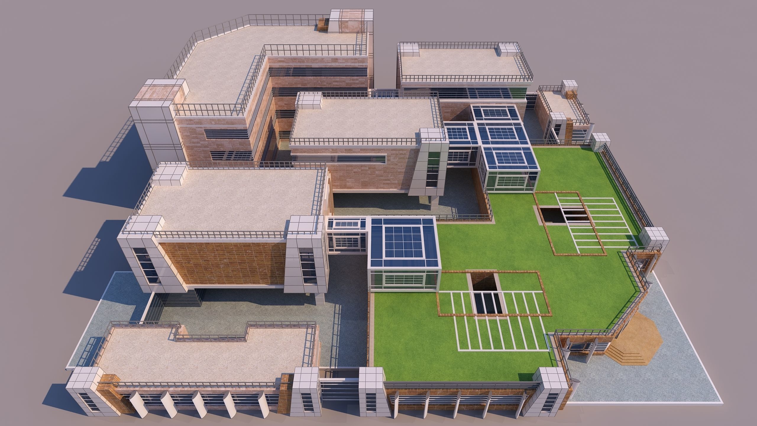 0147 - Modern Building 3D model_5