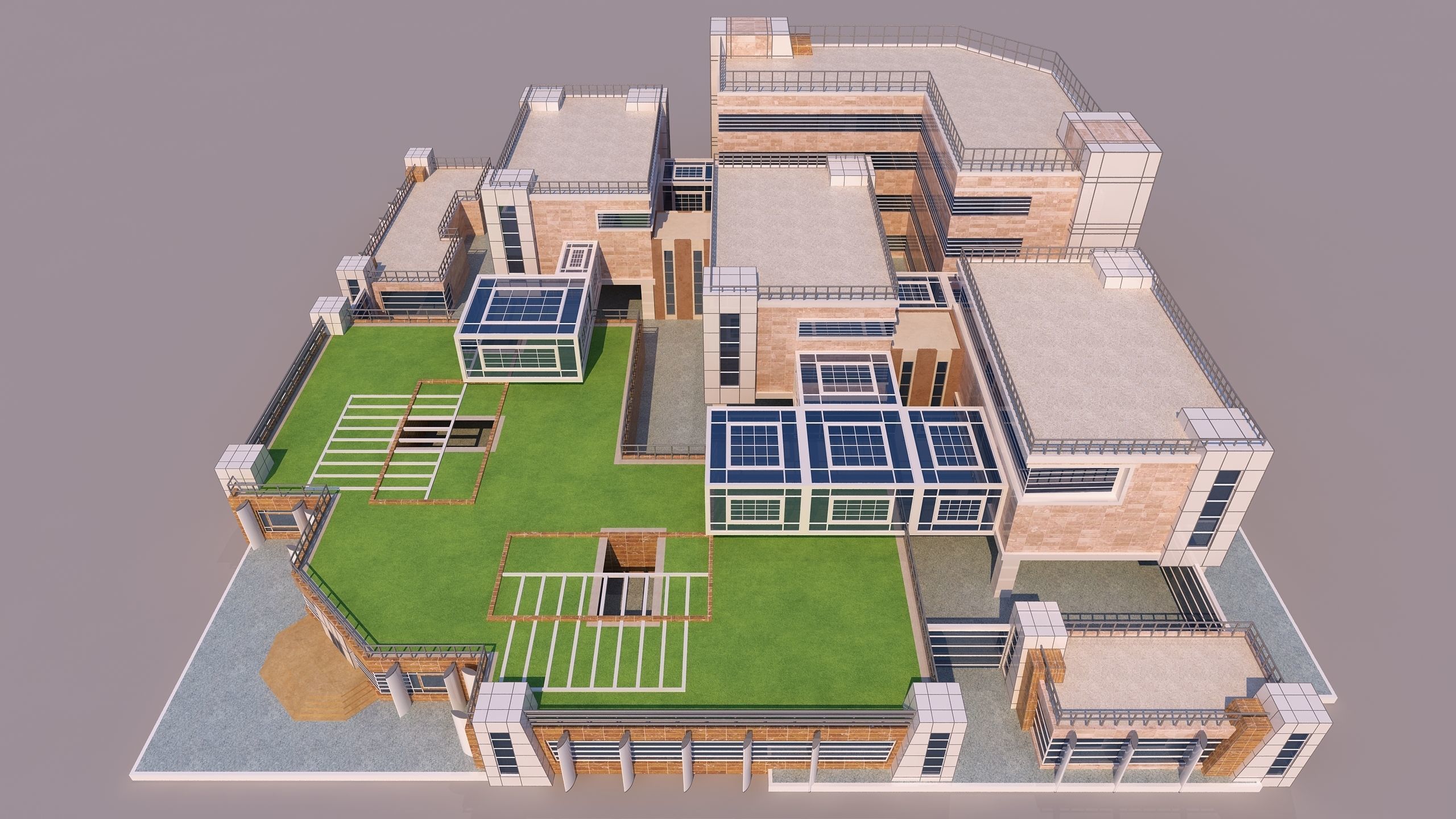 0147 - Modern Building 3D model_6