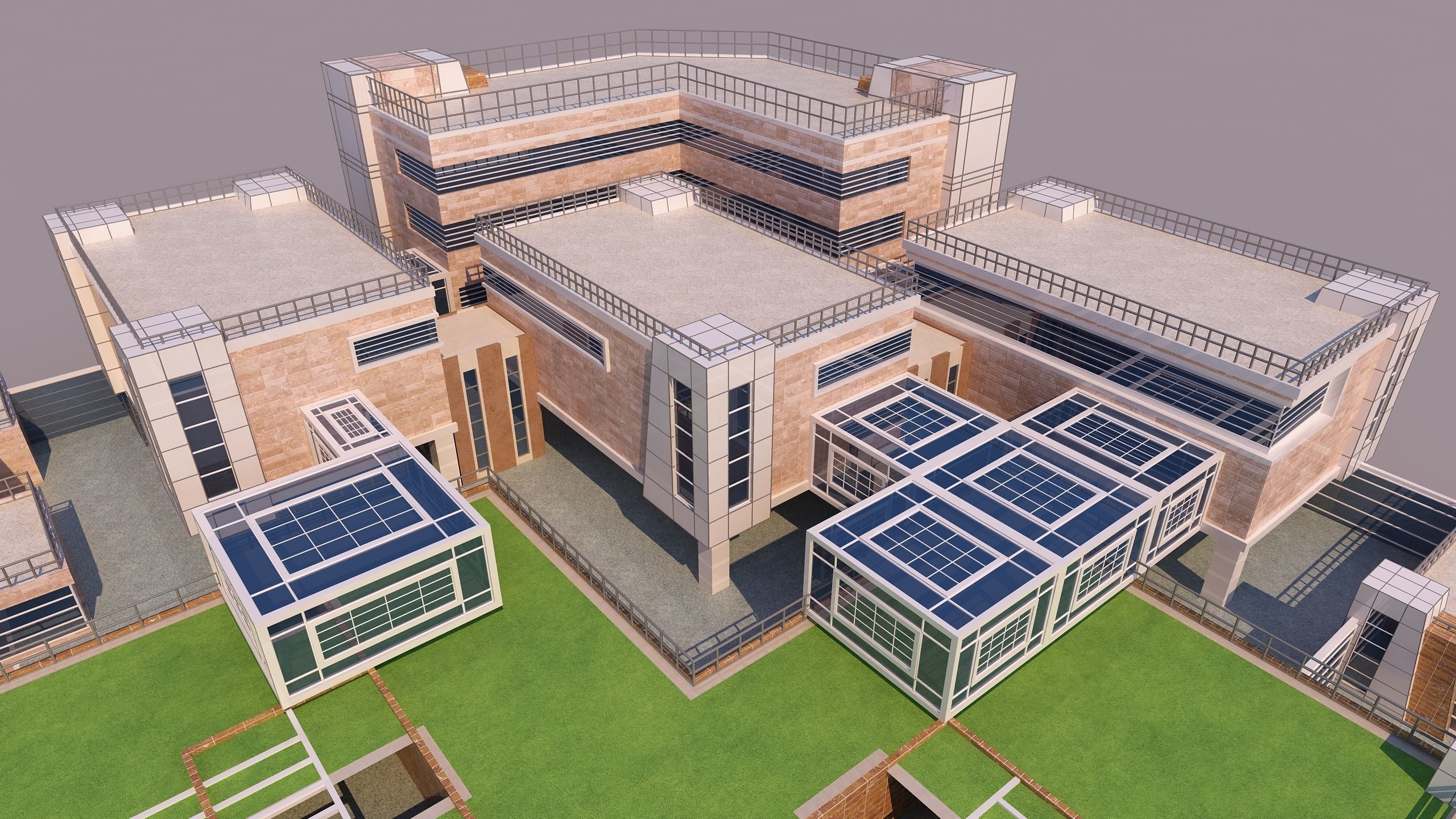 0147 - Modern Building 3D model_11