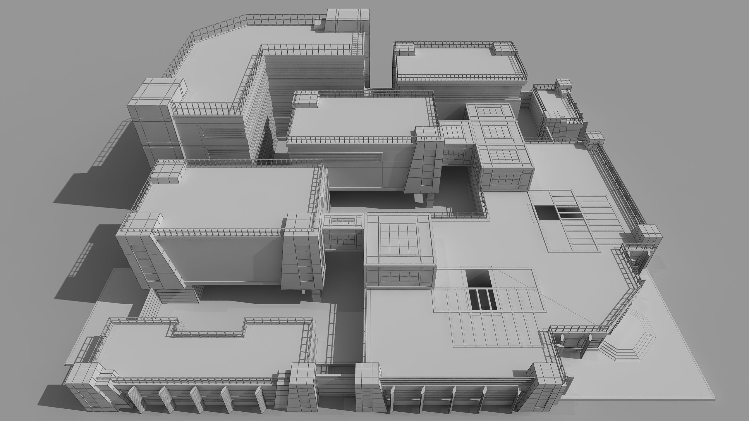 0147 - Modern Building 3D model_24