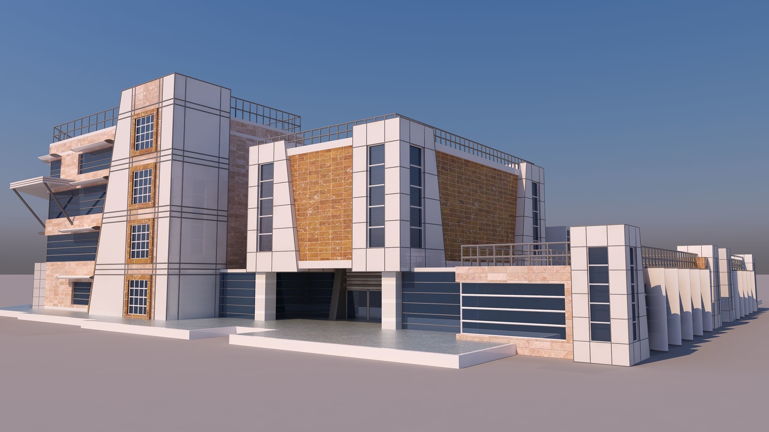0147 - Modern Building 3D model_8