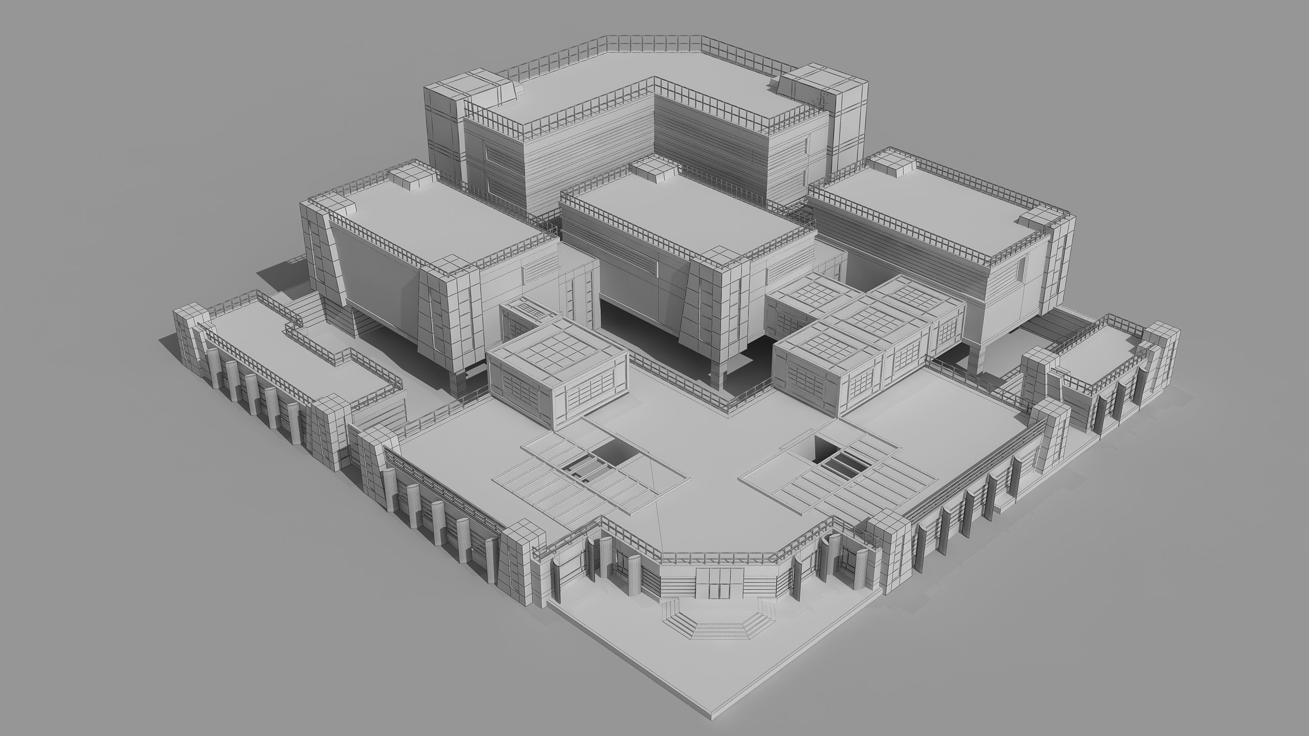 0147 - Modern Building 3D model_13