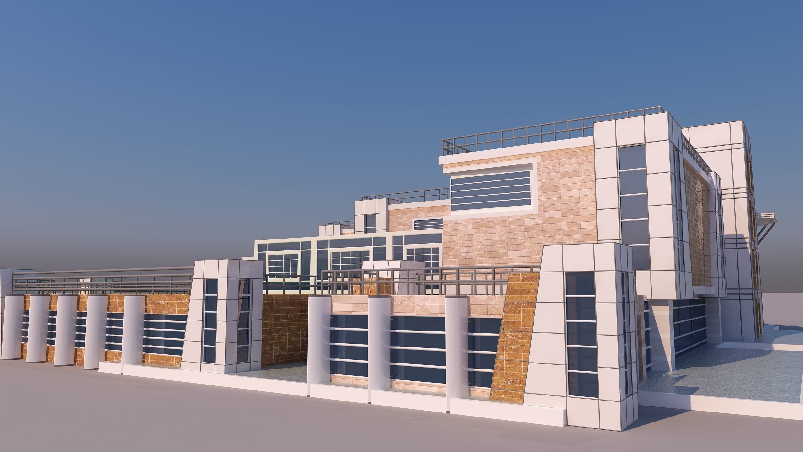 0147 - Modern Building 3D model_10