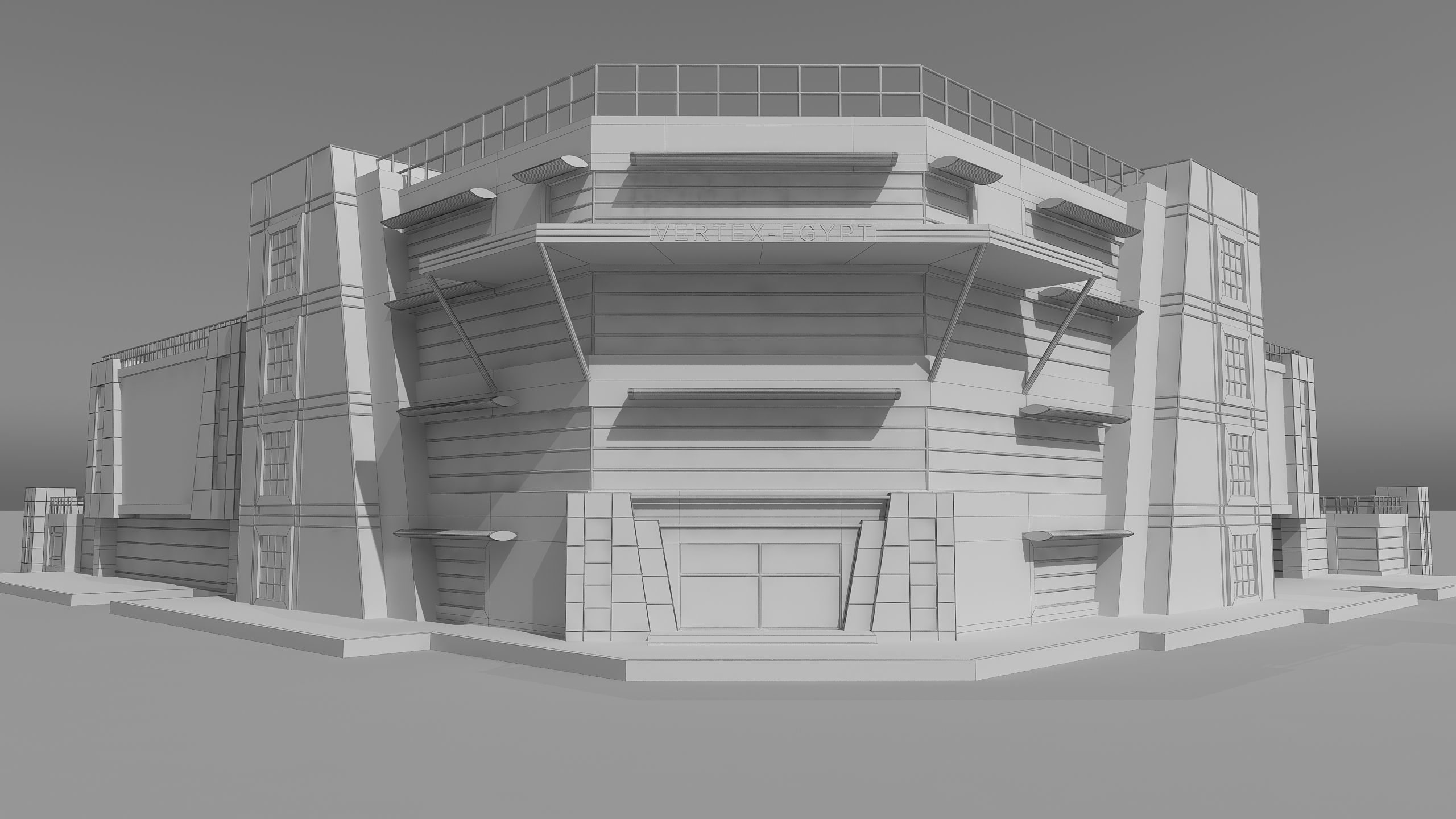 0147 - Modern Building 3D model_19