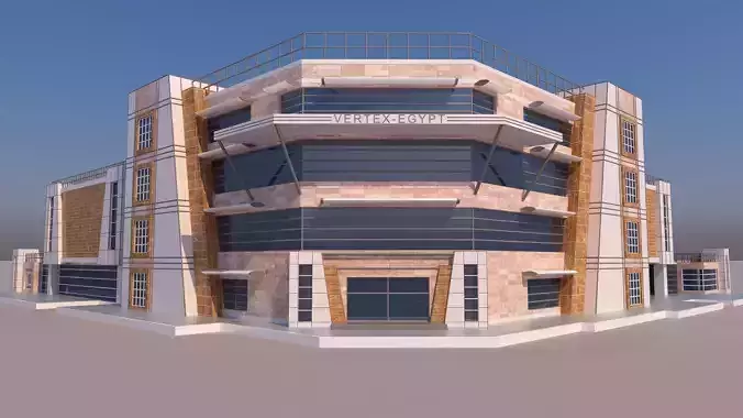 0147 - Modern Building 3D model