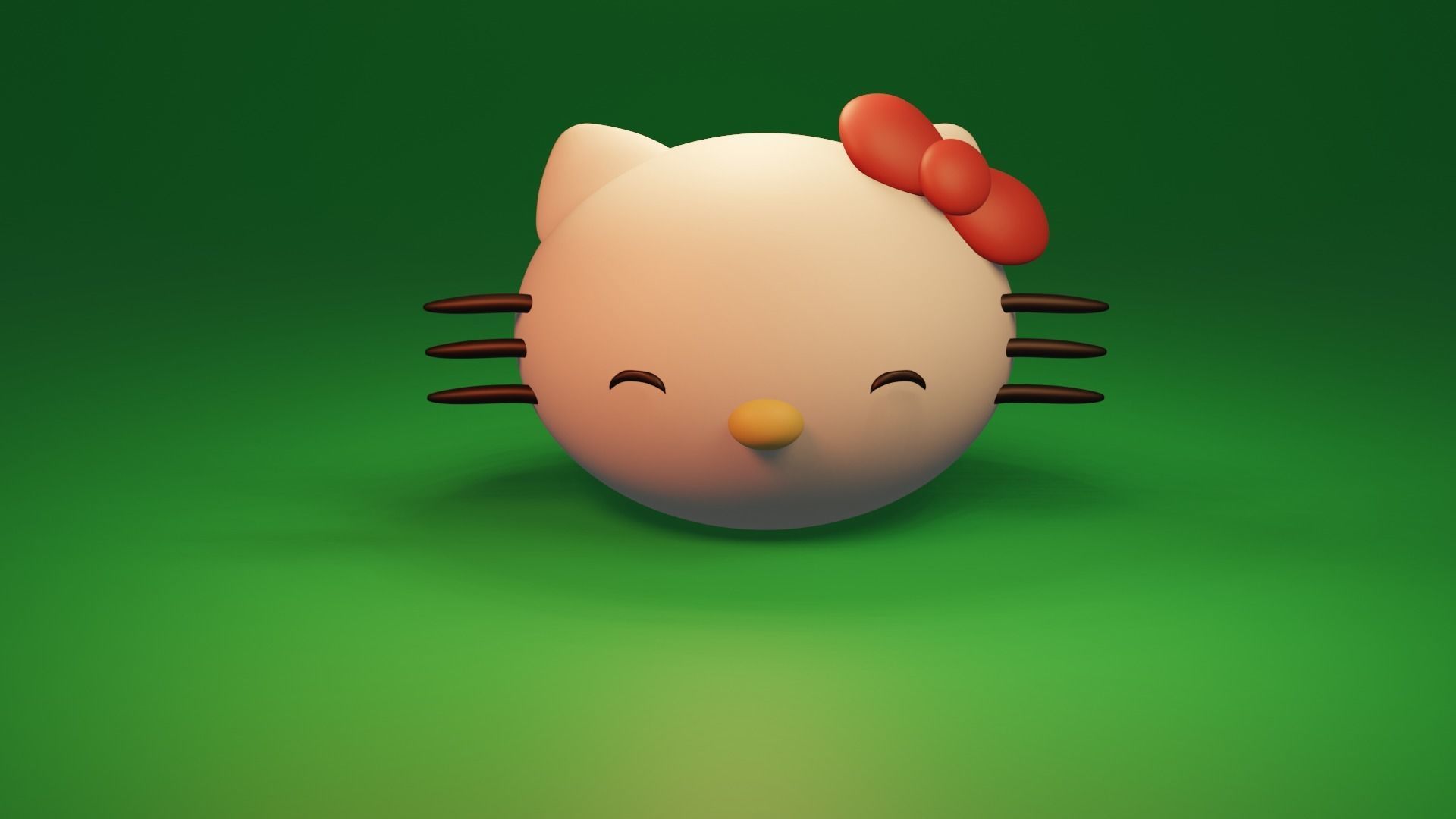 HELLO KITTY 3D print model_1