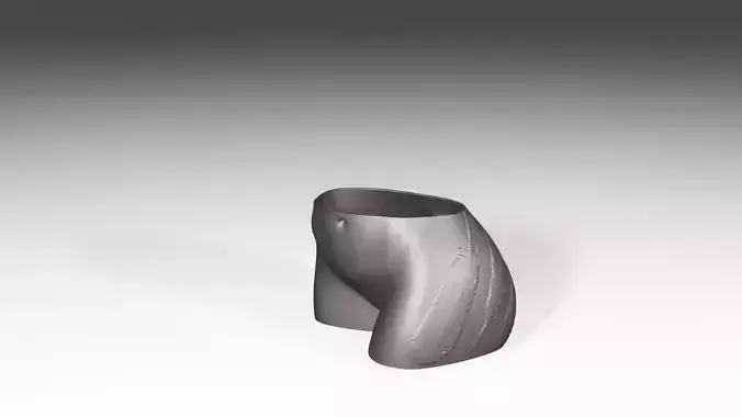 BUTTOCKS PLANTER WOMAN 3D PRINTING STL FILE 3D print model