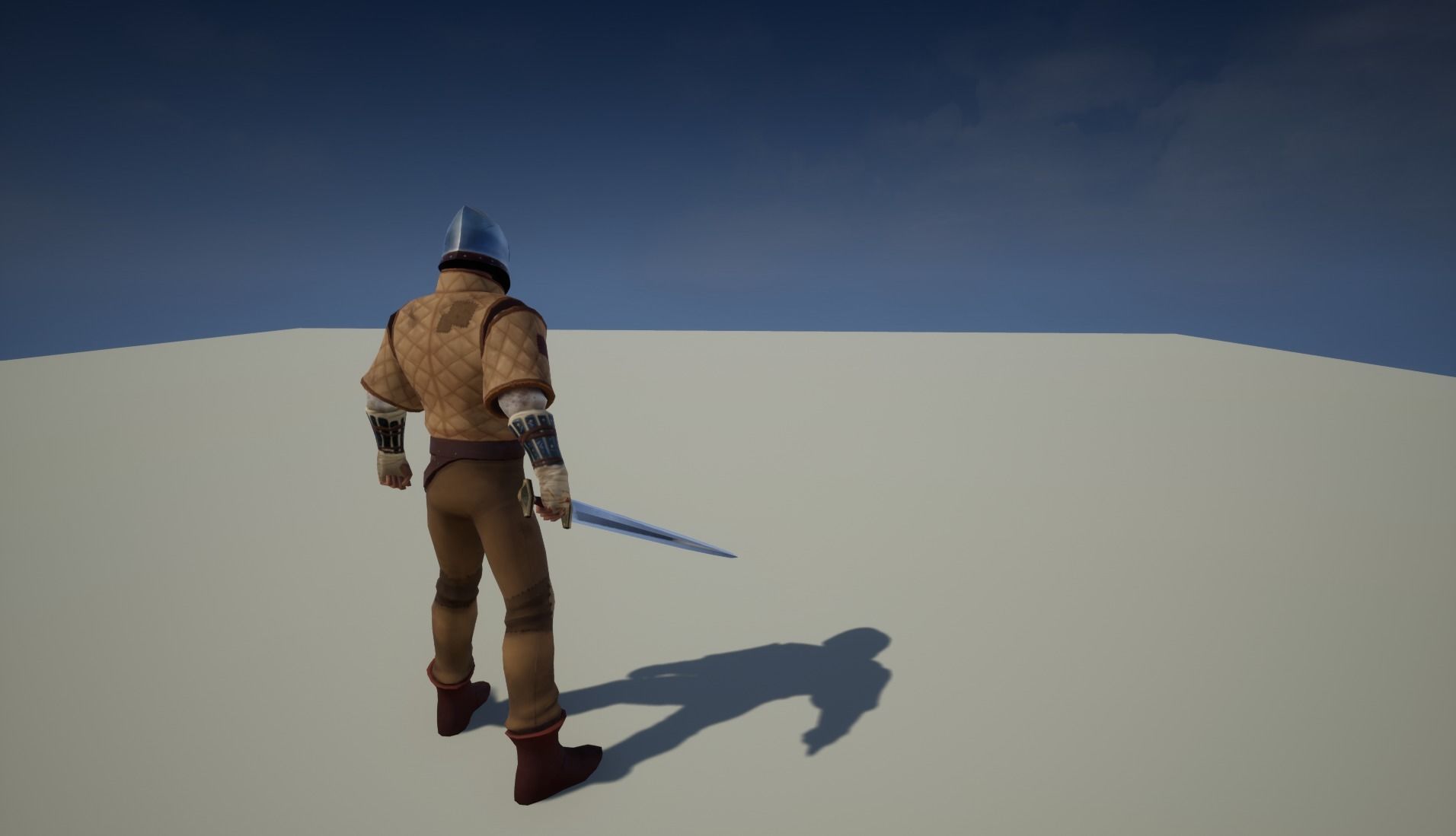 Knight Abel - Game Character Low-poly 3D model_2