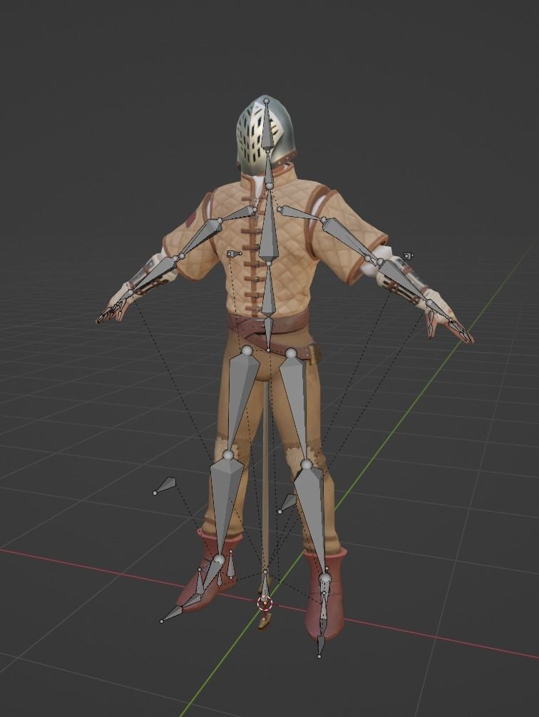 Knight Abel - Game Character Low-poly 3D model_9