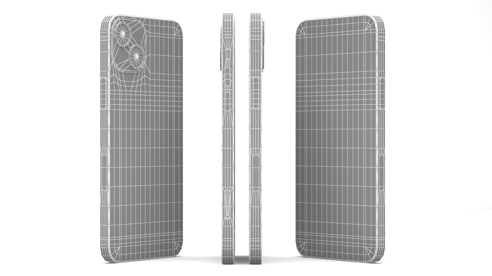 Apple iPhone 14 Starlight 3D model_13