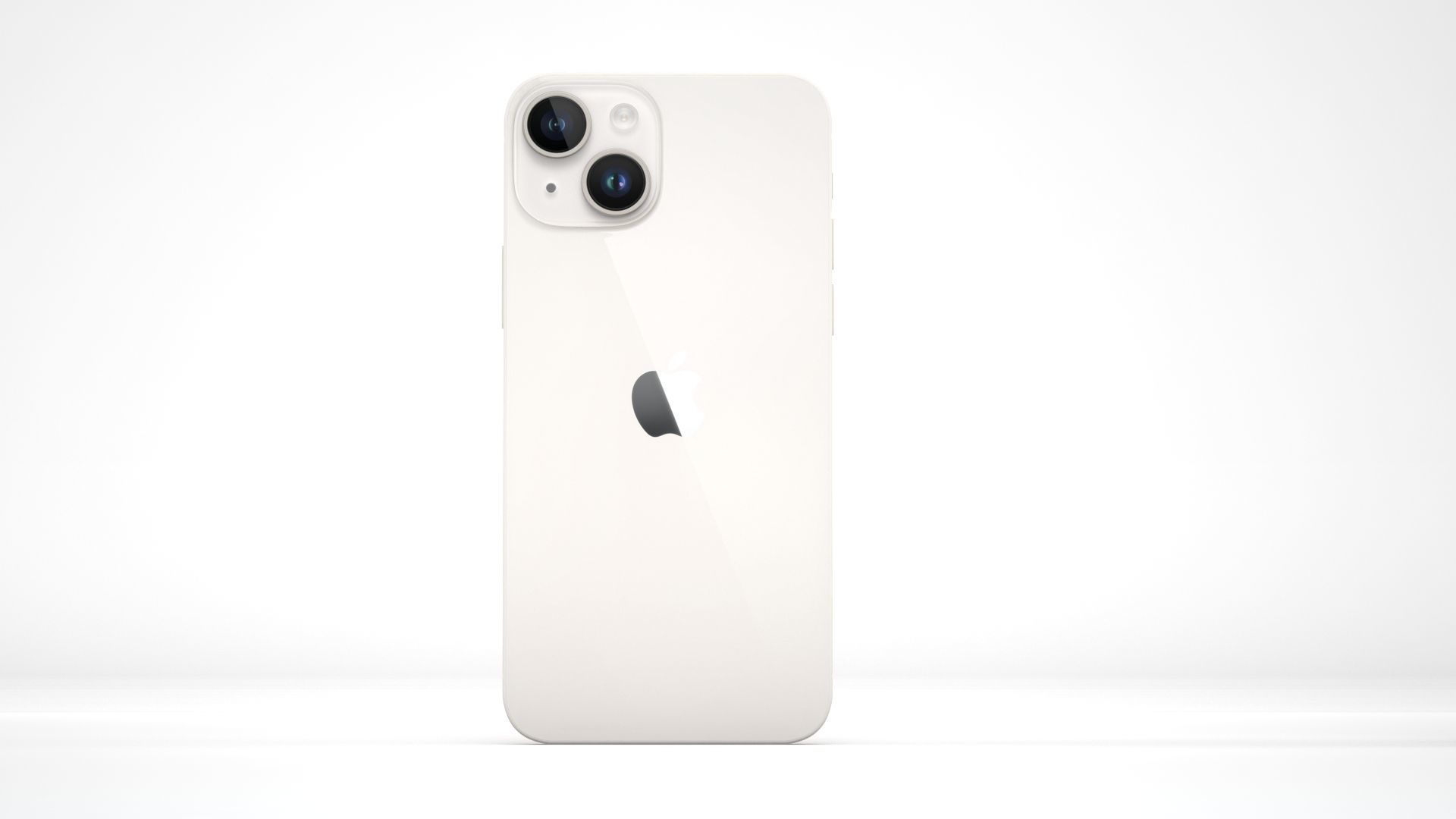 Apple iPhone 14 Starlight 3D model_3