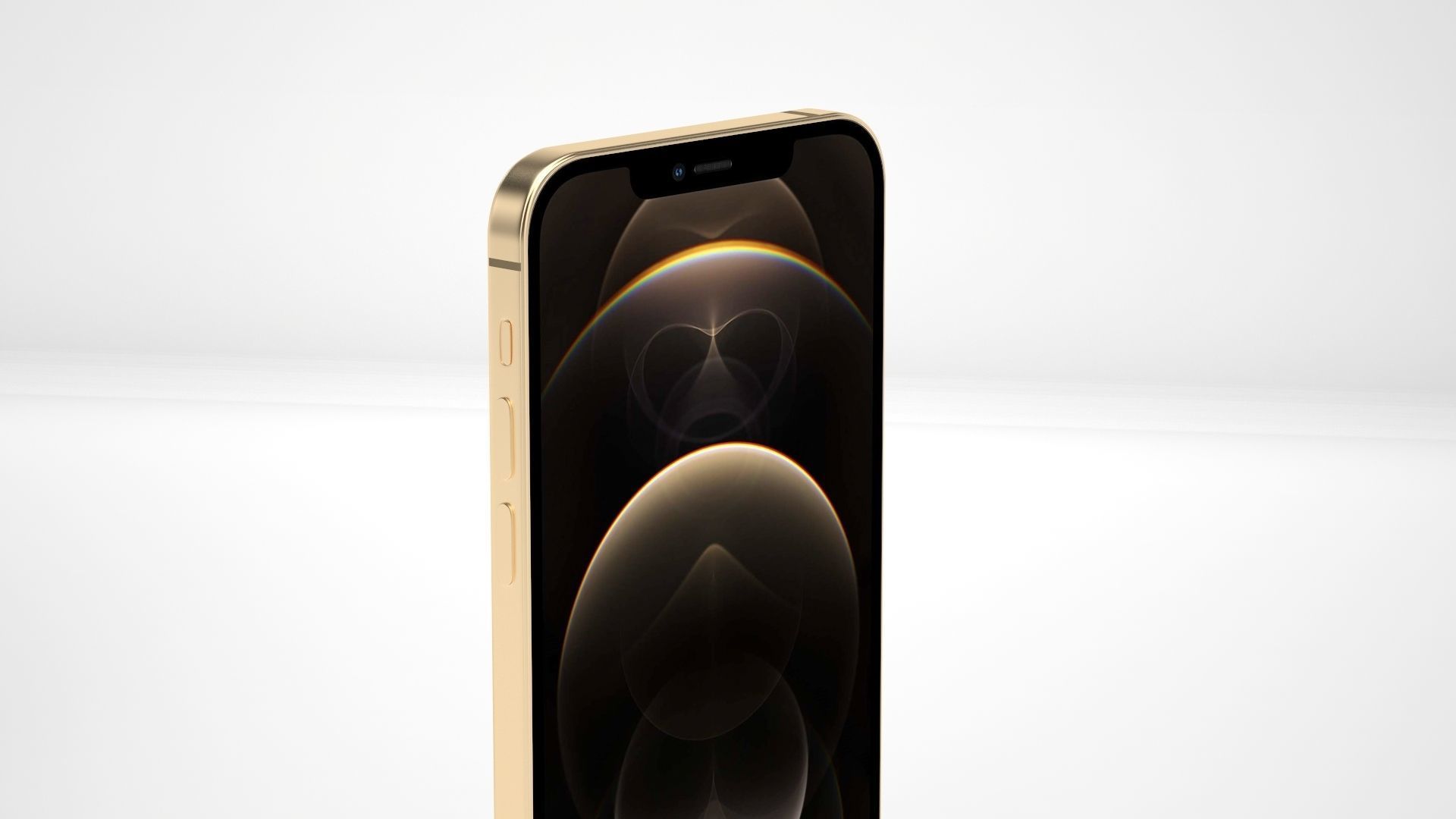 iPhone 12 Pro Max Gold 3D model_2