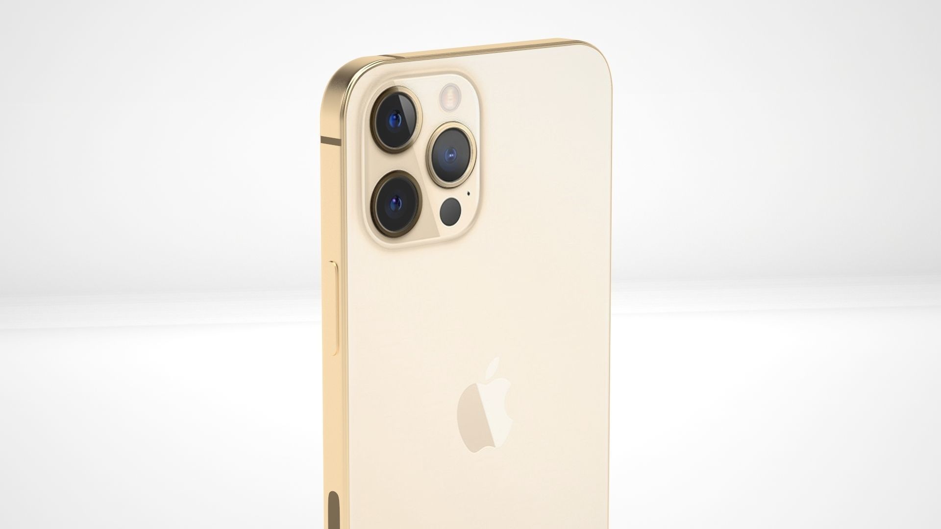 iPhone 12 Pro Max Gold 3D model_3