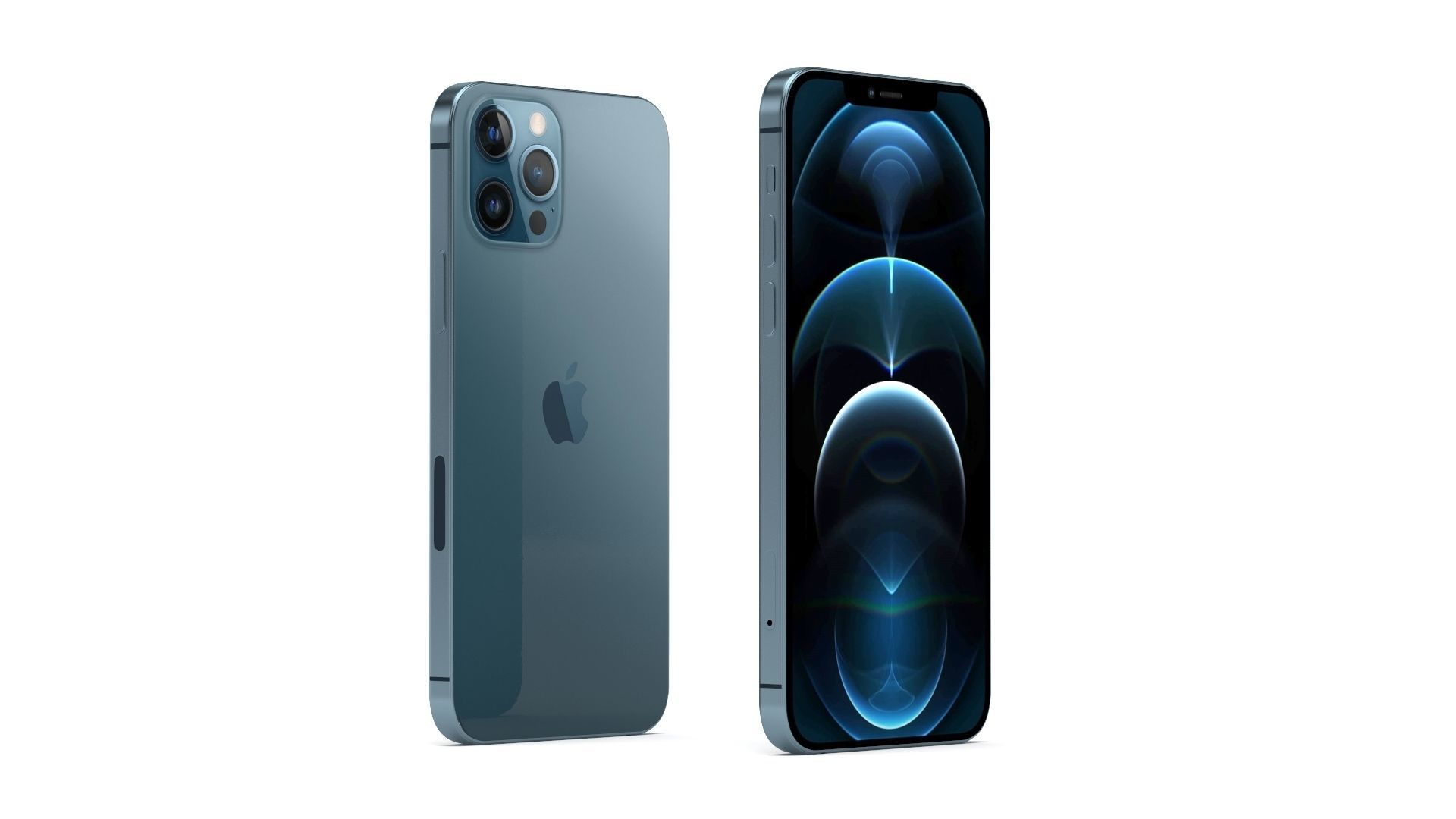 iPhone 12 Pro Max Pacific Blue 3D model_1